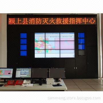 LED backlight indoor 2x3 47inch Brand LCD video wall With 800cd/m2 brightness and 6.7mm gaps